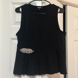 Express peplum tank